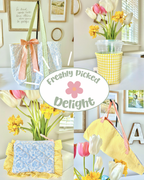 Delight Ruffle Zipper Pouch